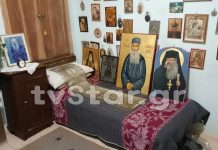 Όπως το άφησε παραμένει το κελί του Αγίου Ιακώβου Τσαλίκη στην Εύβοια (αποκλειστικές εικόνες)