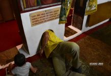 Η «θαυματουργή οπή» της εκκλησίας των Αγίων Αδριανού και Ναταλίας στο Ναύπλιο (ΦΩΤΟ)