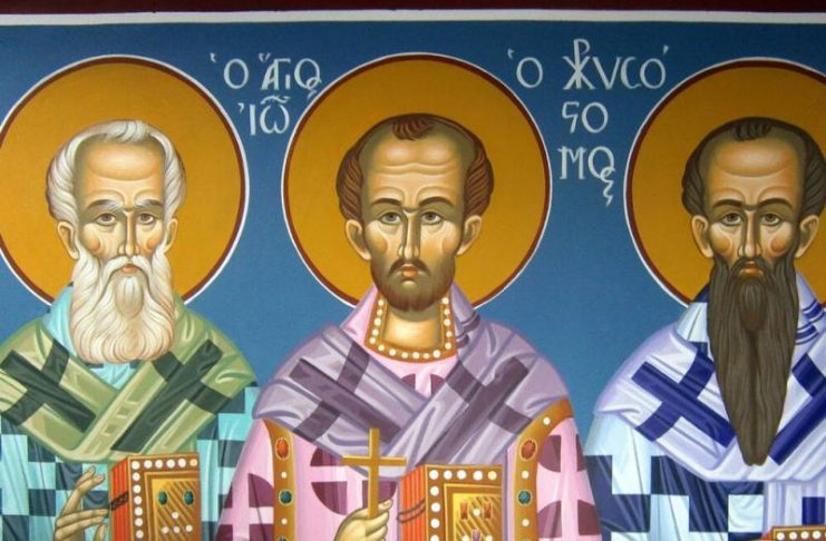 Γιορτάζουμε τους Τρεις Μεγίστους Φωστήρες, γιορτάζουμε τα Γράμματα Γράφει η Ξανθίππη Αγρέλλη