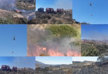 ΦΩΤΟ & ΒΙΝΤΕΟ Η επιχείρηση κατάσβεσης της πρωινής φωτιάς στην Αντιμάχεια με ελικόπτερο και επίγειες δυνάμεις – Δηλώσεις