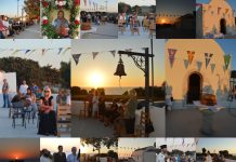 ΦΩΤΟ & ΒΙΝΤΕΟ Με φόντο ένα χρυσαφένιο ηλιοβασίλεμα ο εσπερινός στον Άι Γιάννη τον Περιγιαλίτη στο Μαστιχάρι