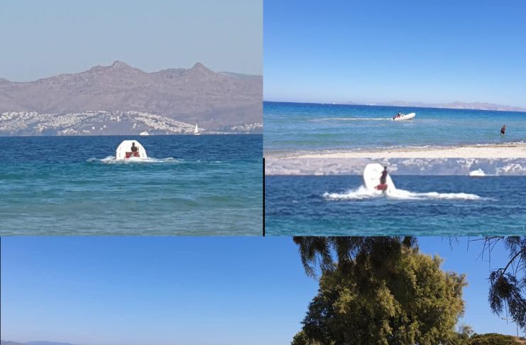 Συμβαίνει τώρα. Τούρκος διακινητής, ανενόχλητος, μεταφέρει παράνομους μετανάστες στο Τιγκάκι