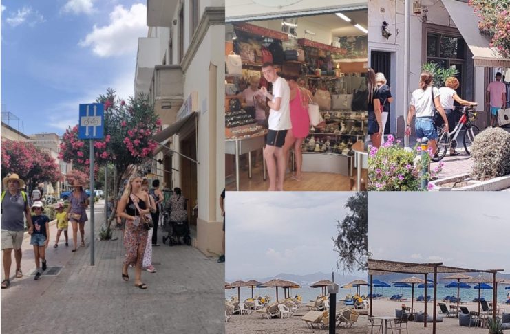 ΦΩΤΟ & ΒΙΝΤΕΟ Βροχερή και συννεφιασμένη μέρα αυξημένη η κίνηση στην πόλη της Κω