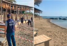 Ρόδος: Απομακρύνθηκαν οι ξαπλώστρες στη θάλασσα και οι μεταλλικές κατασκευές από το beach bar – Δείτε βίντεο
