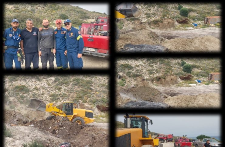 Νέα φωτιά ξέσπασε στην Κέφαλο, σε χωματερή στην περιοχή «Παράδεισος» | Άμεση επέμβαση ΠΥ και εθελοντών