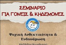 Σεμινάριο: «ΨΥΧΙΚΗ ΑΝΘΕΚΤΙΚΟΤΗΤΑ & ΕΝΔΥΝΑΜΩΣΗ» για γονείς και κηδεμόνες,  διοργανώνει το 1ο Νηπιαγωγείο Πυλίου Κω, στο 1ο Δημοτικό Κω