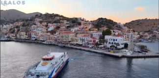 Εντυπωσιακό βίντεο – «Απογείωση» του ταχύπλοου από την πανέμορφη Συμη