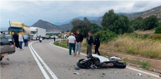 Ενας 21χρονος νεκρός και ένας 37χρονος σοβαρά τραυματισμένος σε τροχαίο στην επαρχιακή οδό Ιτέας- Αντιρρίου