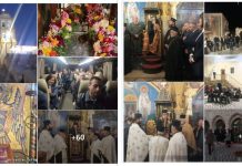 Ο λαμπρός Αρχιερατικός εσπερινός της μεγάλης εορτής του Ασωμάτου στο ορεινό Ασφενδιού με πολλούς προσκυνητές