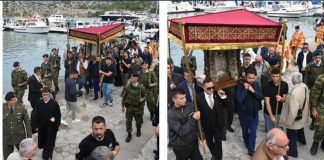 Πλήθος προσκυνητών στη Σύμη για τη λαμπρή πανήγυρη του Πανορμίτη