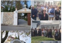 Πλήθος προσκυνητών στον εορτασμό του Αγίου Νεκταρίου στην πανηγυρίζουσα φερώνυμη Ιερά Μονή της Κω με τον Μητροπολίτη Κώου και Νισύρου και τον Καθηγούμενο της ΙΜ Ιβήρων