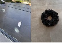 «Γάζωσαν» με 14 σφαίρες το σπίτι επιχειρηματία στη Ρόδο- Άφησαν μαύρο στεφάνι στην είσοδο