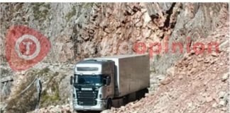 Τρίκαλα: Το GPS έστειλε Βούλγαρο με νταλίκα σε… γκρεμό – Απίστευτες εικόνες