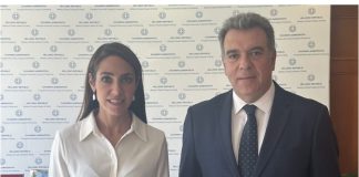 Συνάντηση του Μάνου Κόνσολα με την Υπουργό Κοινωνικής Συνοχής και Οικογένειας, Δόμνα Μιχαηλίδου