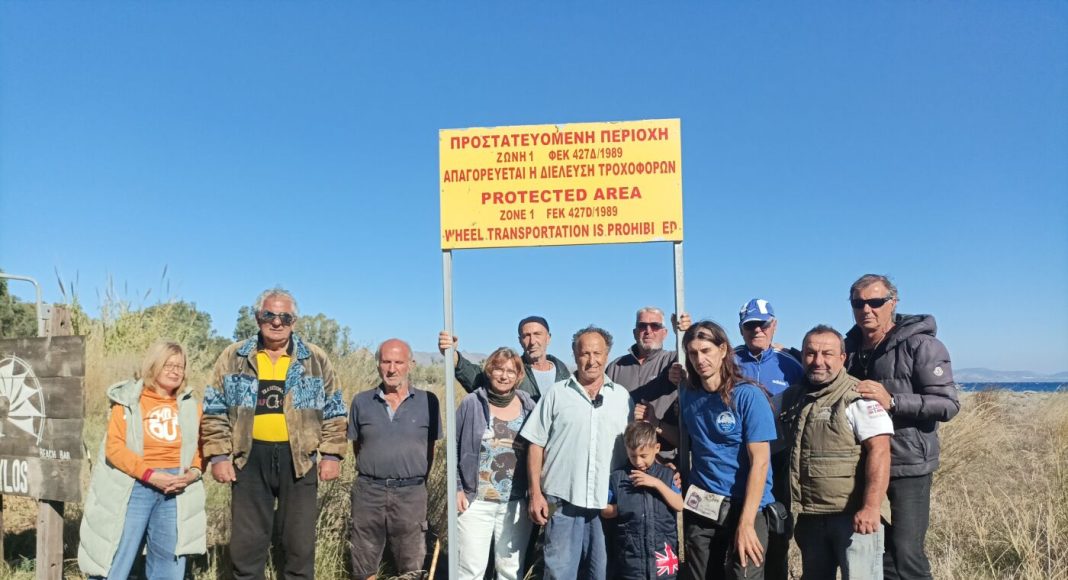 Τοποθέτηση πινακίδων για αποτροπή της έλευσης τροχοφόρων στην περιοχή του ΝΟΚ | Κάνουν «πίστα» την παραλία εξαφανίζοντας τα πάντα…