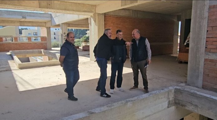 Επίσκεψη στο κτίριο του νέου Δικαστικού Μεγάρου πραγματοποίησαν ο Πρόεδρος του Δικηγορικού Συλλόγου, ο Δήμαρχος και ο εργολάβος, με σκοπό την ενημέρωση για την πορεία των εργασιών