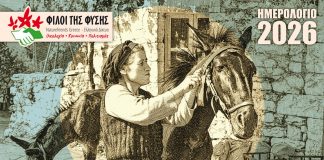 Το εξώφυλλο του Ημερολογίου των Φίλων της Φύσης αφιερωμένο στην Ελληνίδα Αγρότισσα