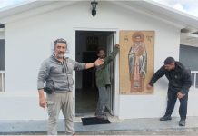 Ψηφιδωτό τοποθετήθηκε στο Ιερό Παρεκκλήσιο του Αγίου Ελευθερίου στη Κω