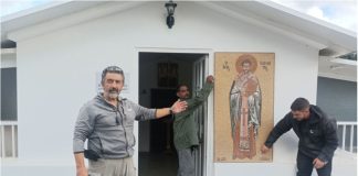 Ψηφιδωτό τοποθετήθηκε στο Ιερό Παρεκκλήσιο του Αγίου Ελευθερίου στη Κω