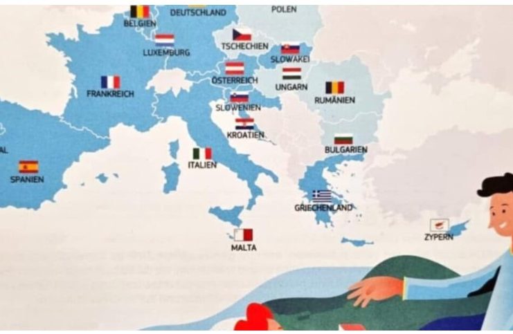 Δωδεκάνησα και Ανατ. Αιγαίο με τουρκικά χρώματα σε εγχειρίδιο της Κομισιόν – Η αντίδραση της Αθήνας