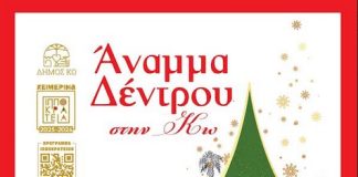 Άναμμα Χριστουγεννιάτικου Δέντρου στην Κω με τη συμμετοχή 15 καλλιτεχνών, που δραστηριοποιούνται στο νησί