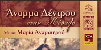 Κέφαλος: Άναμμα Χριστουγεννιάτικου δέντρου – Συναυλία με τη Μαρία Αναματερού