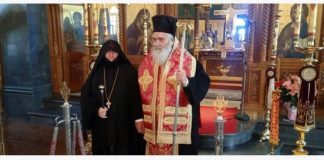 Ενθρόνιση της νέας Ηγουμένης της Ιεράς Μονής Αγίων Πάντων – Αγίου Σάββα Καλύμνου, Μοναχής Θέκλας