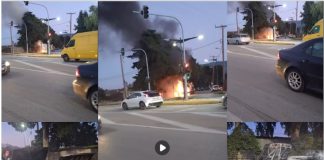 Φωτιά σε ΙΧ αυτοκίνητο στα φανάρια του Συνεταιρισμού Κω