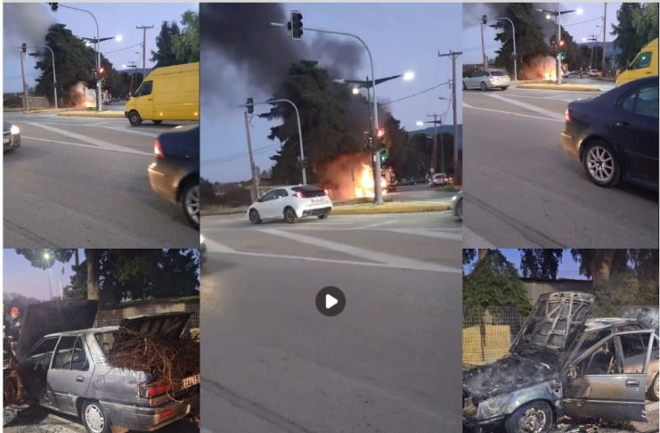 Φωτιά σε ΙΧ αυτοκίνητο στα φανάρια του Συνεταιρισμού Κω