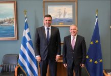 Βασίλης Υψηλάντης με Βασίλη Κικίλια: Στο επίκεντρο η ακτοπλοϊκή συνοχή, το Μεταφορικό Ισοδύναμο και οι κρίσιμες λιμενικές υποδομές