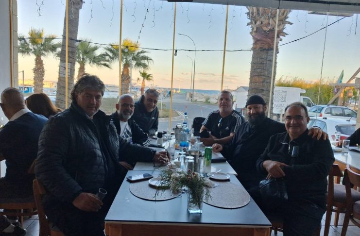 Φιλανθρωπικό τραπέζι στην Κύπρο με τον π. Νικήτα, από φίλους που στηρίζουν στις εργασίες του Ιερού κελιού της Παναγίας Πορταΐτισσας