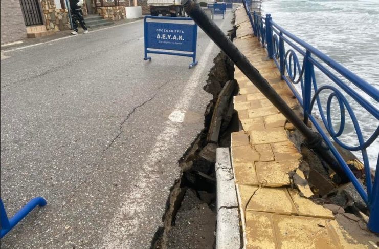 Σε κατάσταση έκτακτης ανάγκης κηρύχθηκε η Κέφαλος με απόφαση του Υπ. Πολιτικής Προστασίας μετά τις ζημιές που προκάλεσε η κακοκαιρία