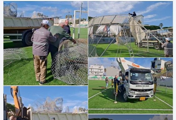 Σε χρόνο-ρεκόρ η αποκατάσταση στο Παλαιό Δημοτικό Γήπεδο «Ανταγόρας», μετά τις ζημιές από ανεμοστρόβιλο