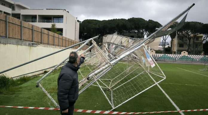 Σοβαρές ζημιές στο γήπεδο του Παλαιού Ανταγόρα στην Κω από ανεμοστρόβιλο