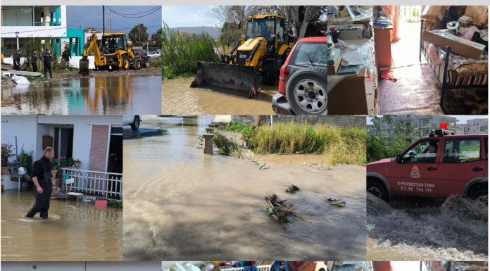 Πλημμύρες στη Λάμπη: Σπίτια βούλιαξαν στο νερό από φραγμένο ρέμα – Σε απόγνωση οι κάτοικοι που ζητούν οριστική λύση