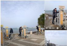 Σ. Χατζηπέτρος: Υπαίθριο γυμναστήριο- Ακόμα και με 8 μποφόρ ΝΑ οι πολίτες γυμνάζονται…