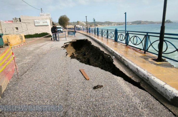 Κοινότητα Κεφάλου: Έκλεισε η παραλιακή οδός Καμαρίου Κεφάλου για λόγους ασφαλείας