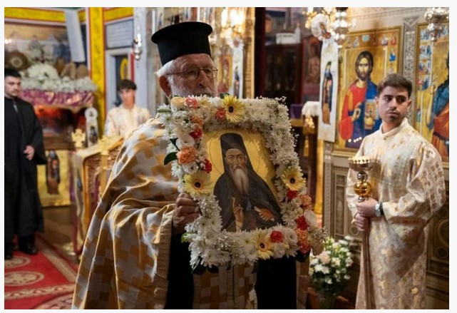 Πανηγυρικός Αρχιερατικός Εσπερινός στην Ενορία Αγίου Σάββα του Νέου του εν Καλύμνω στο Σύδνεϋ