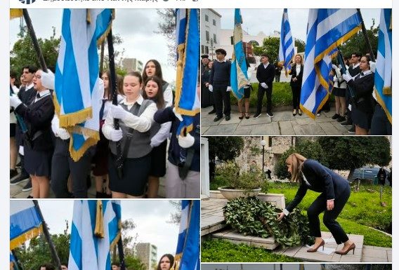 Εθνική επέτειος 25ης Μαρτίου 1821: Φόρος τιμής από τη μαθητιώσα νεολαία, τις αρχές και τους φορείς της Κω στο Μνημείο Αρχιερέων