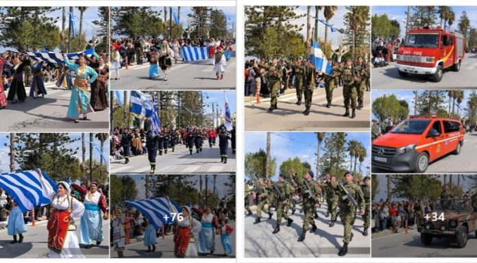 Με λαμπρότητα και εθνική υπερηφάνεια η παρέλαση της 25ης Μαρτίου στην Κω