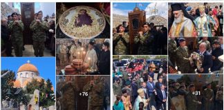 Με λαμπρότητα και με μεγάλη προσέλευση προσκυνητών η εορτή και η λιτάνευση του Ιερού Σκηνώματος του Οσίου Σάββα του εν Καλύμνω