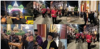 H Ακολουθία και η Λιτάνευση του Επιταφίου, στον Καθεδρικό Ιερό Ναό Αγίας Παρασκευής Κω