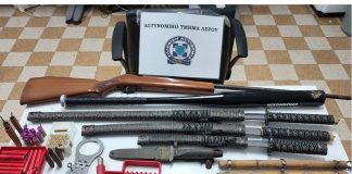 Λέρος: Δύο συλλήψεις για κροτίδες και όπλα