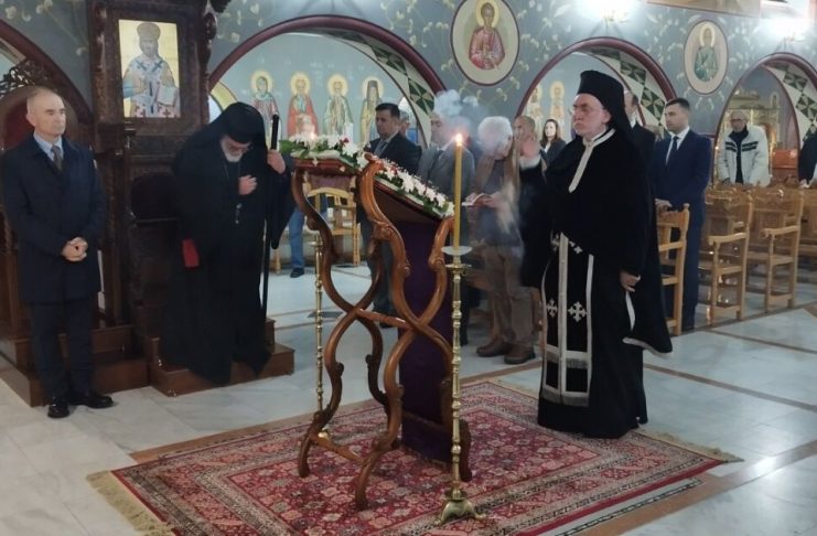 Μεγάλη Δευτέρα: Η Ακολουθία του Νυμφίου, Αρχιερατική χοροστασία στον Άγιο Παύλο Λινοποτίου | Παρούσα η στρατιωτική ηγεσία με τον Α/ΓΕΣ Γ. Κωστίδη