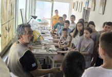 Μαθητές του 1ου Δημοτικού Σχολείου Κω επισκέφθηκαν το εργαστήρι ψηφιδωτών της Ιεράς Μητροπόλεως