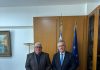 Συνάντηση του Αντιπεριφερειάρχη Πρωτογενούς Τομέα Φιλήμονα Ζαννετίδη με τον Υφυπουργό Αγροτικής Ανάπτυξης και Τροφίμων Θανάση Καββαδά