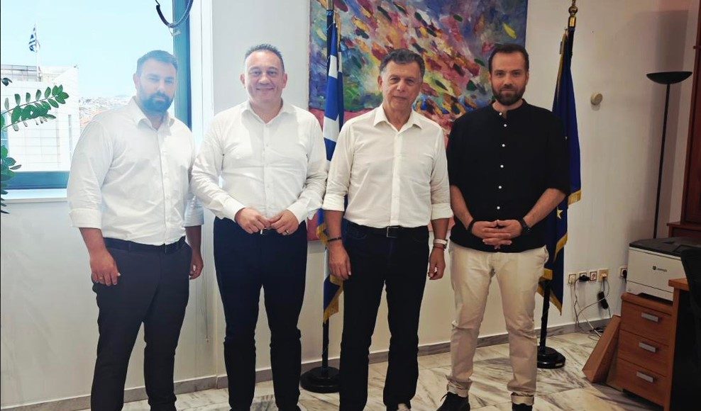 Συνάντηση Δημάρχου Θ. Νικηταρά με Υφυπουργό Παιδείας Κώστα Βλάση για τις ανάγκες των σχολικών κτιρίων στην Κω