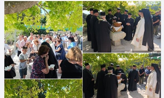 Με ιδιαίτερη κατάνυξη και πλήθος προσκυνητών η Θεία Λειτουργία της εορτής στην Ιερά Μονή Οσίας Μελούς στη Βουρρίνα της Κω